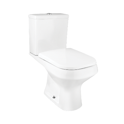 Toilet with Attached Box