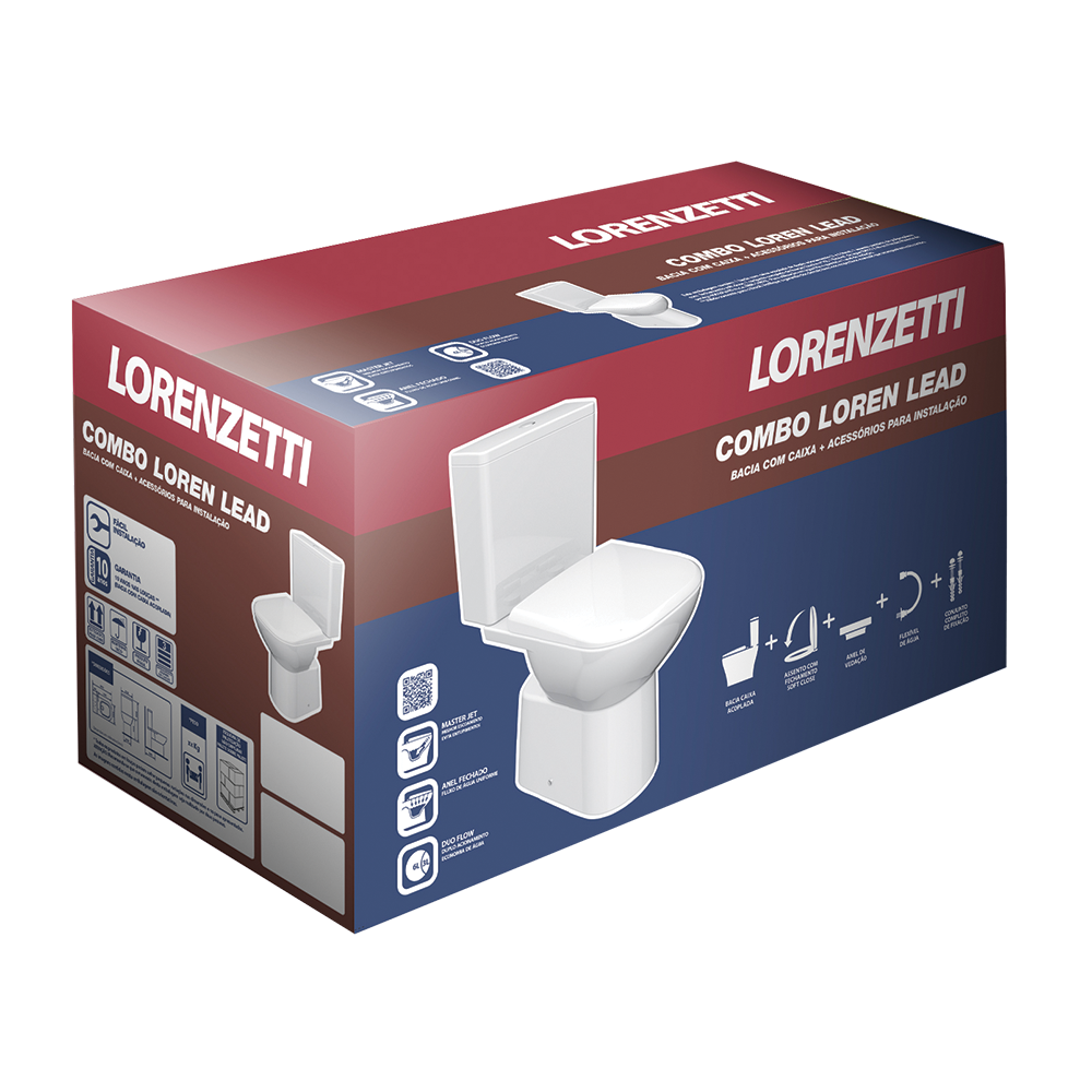 Combo Loren Lead com caixa acoplada
