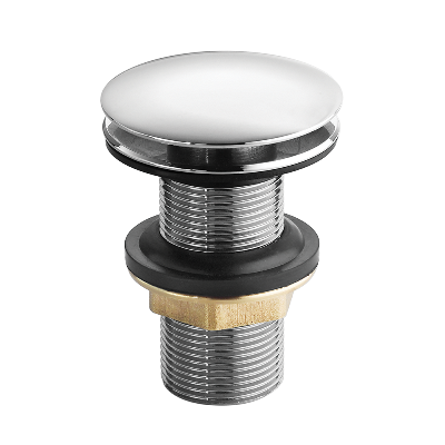 Válvula Luxo para Lavatório S/L 2 3/8" x 7/8" Redonda