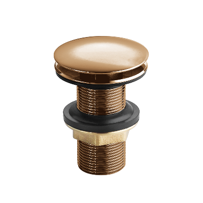 Válvula Luxo para Lavatório S/L 2 3/8" x 7/8" Redonda