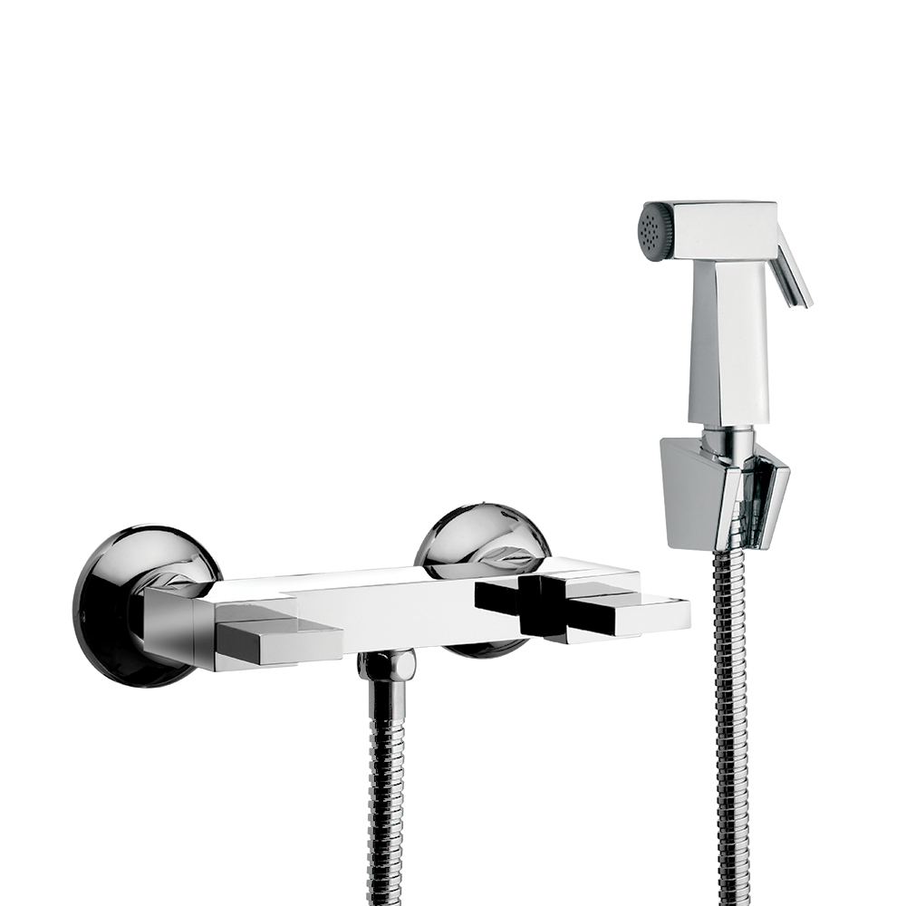 Mezclador ducha higienica en metal