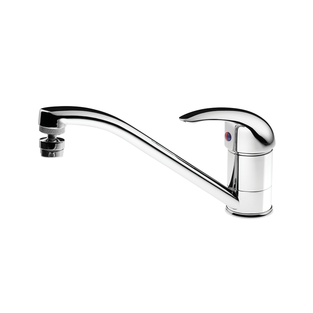 Mezclador monocomando para cocina de sobremesa - Caño móvil
